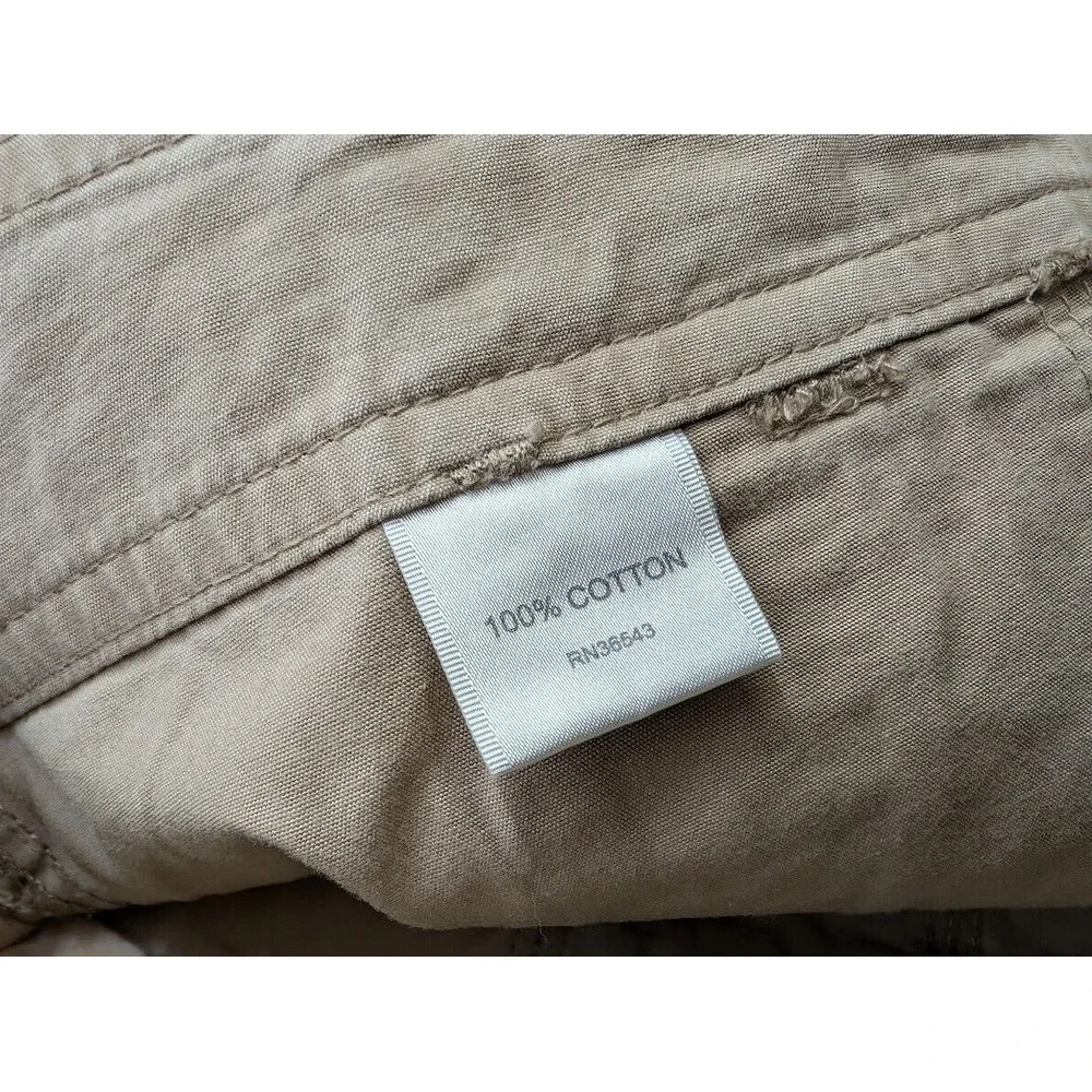 Vanheusen Size 14 Tan 100% Cotton‎ Womens Casual Outdoor Summer Shorts
